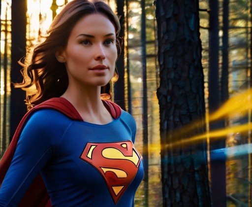 Marathon Runner Supergirl